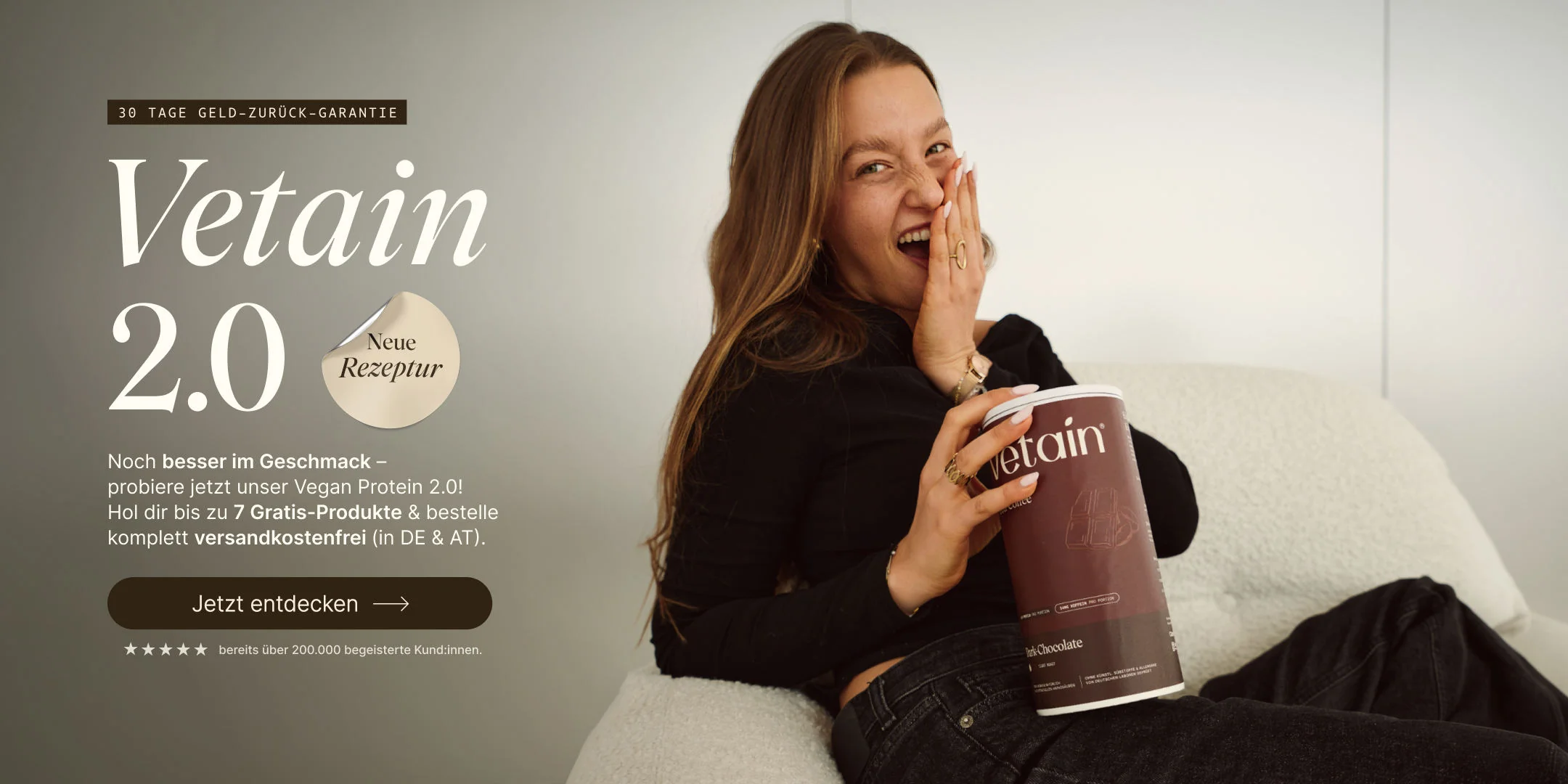 Rein pflanzlich. Ehrlich gut.